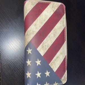 American flag wallet